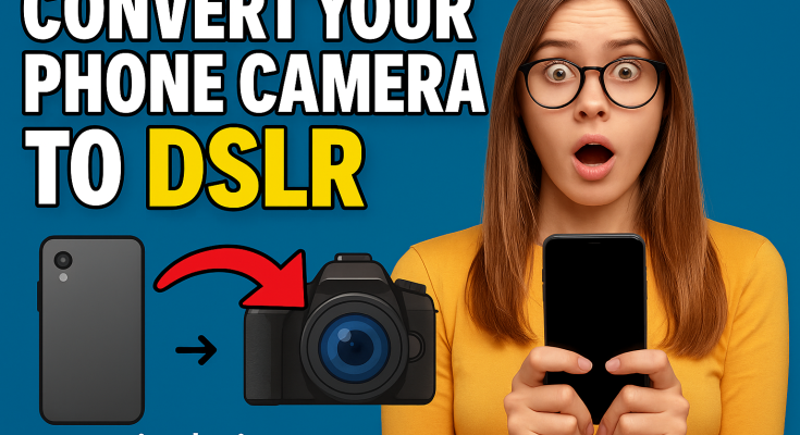 Turn Your Phone Camera into a DSLR 2025