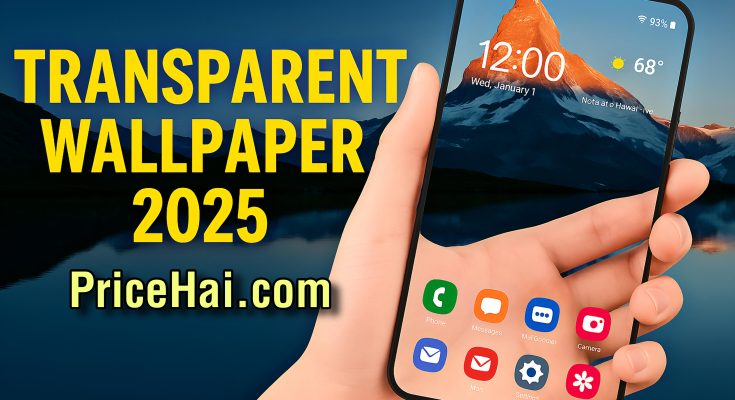 Transparent Screen and Live Wallpaper: Make Your Phone Look Futuristic