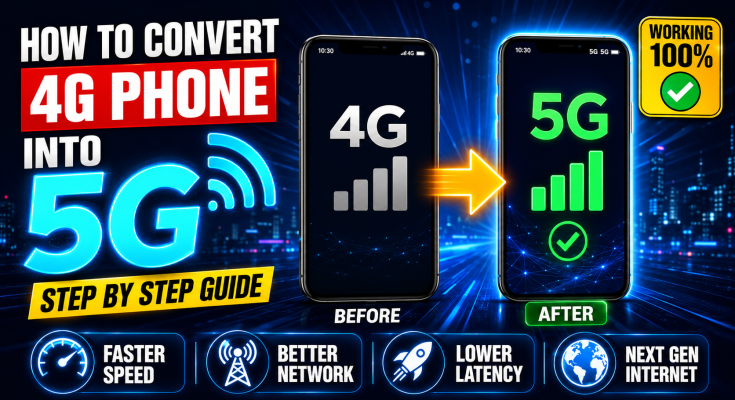 How to Convert 4G Phone to 5G Step by Step Guide 2026